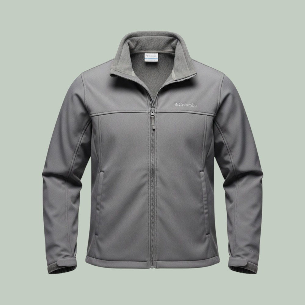 Softshell Fleece Lined Jacket Mens Medium Grey Columbia XM6093